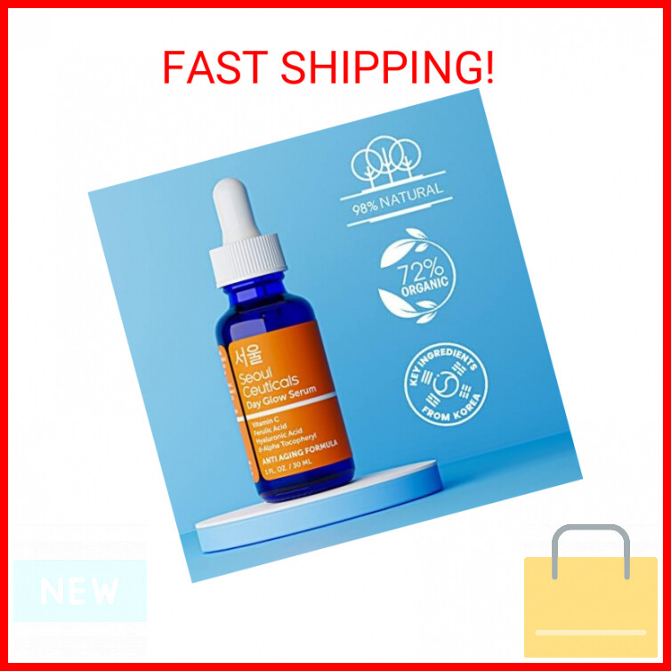 SeoulCeuticals Korean Skin Care Beauty - 20% Vitamin C Hyaluronic Acid Serum + C