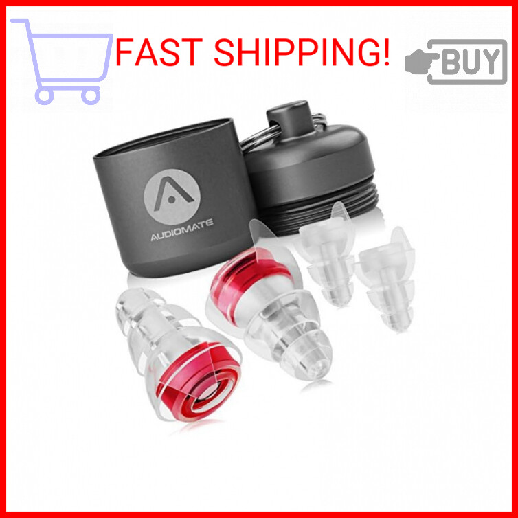 Metal Keychain Carry Audiomate Ear Plugs