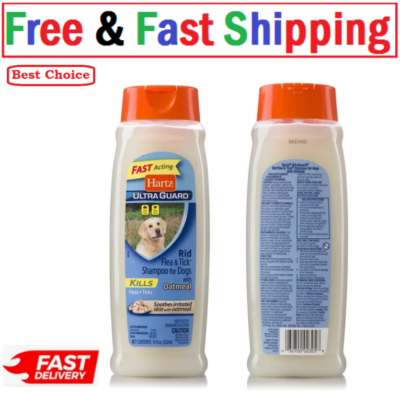 Hartz ultraguard oatmeal top rid flea shampoo
