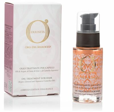 Olioseta Oro del Marocco Organic Hair Oil Treatment 30 ml by Barex Italiana 