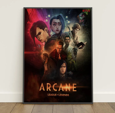 Arcane Poster | Retro Print | Wall Art | Kraft Paper Print | Home Decor 1