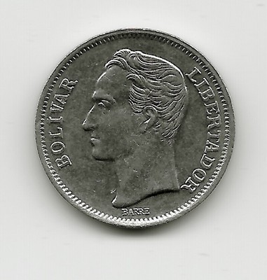 World Coins - Venezuela 1 Bolivar 1977 Coin Y # 52 ; Lot-V4