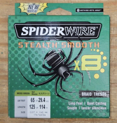 Spiderwire Stealth Smooth X8 Moss Green 65lb/125yd