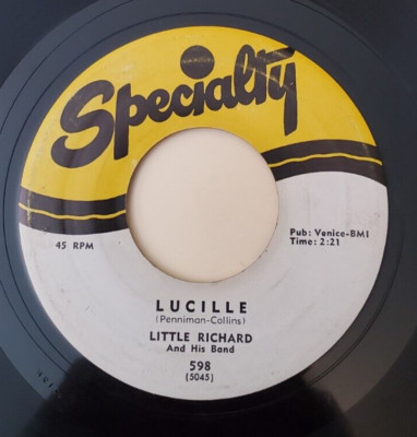 Little Richard LUCILLE / SEND ME SOME LOVIN' (R&R 45) #598 PLAYS VG