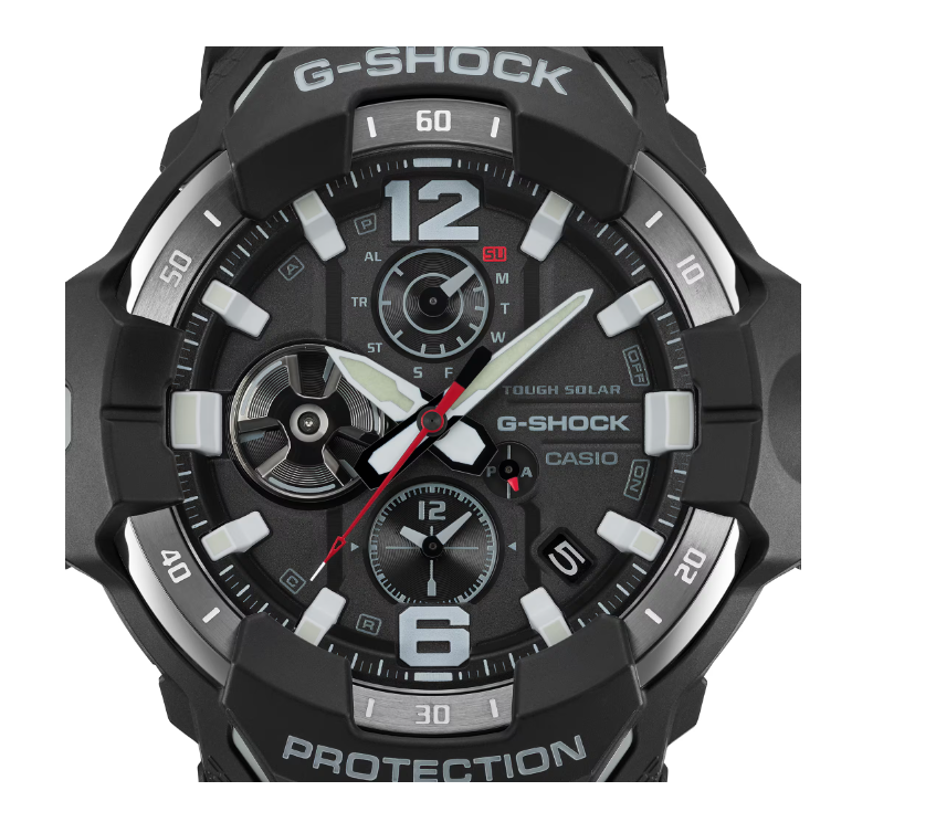Pre-owned G-shock Casio  Master Of G-air Gravity Master Dual Time Men's Watch Grb300-1a
