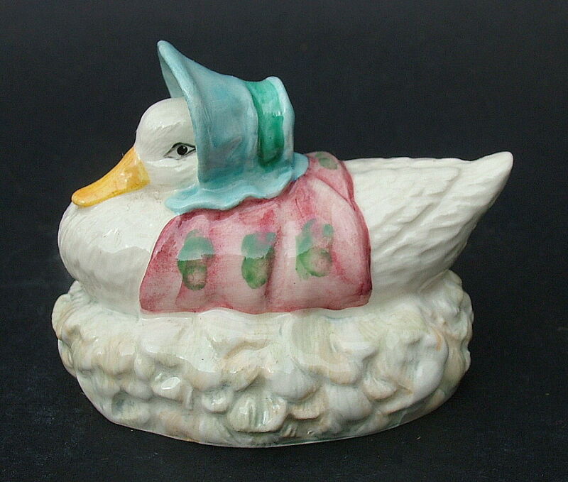 Royal Albert Beatrix Potter Jemima Puddle Duck Feathered Nest 2823 Bp6a - In Vgc