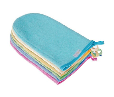 WASCHHANDSCHUH Waschlappen Badelappen Frottee Baby Kleinkinder Kinder °NEU°