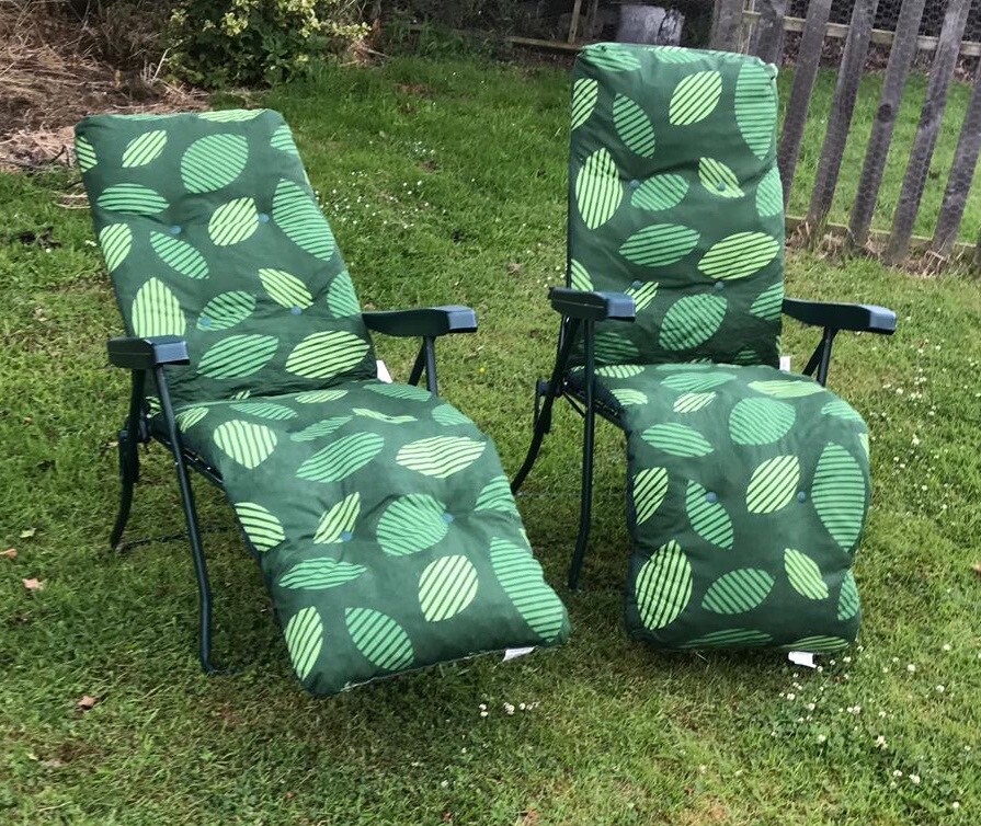 Sun lounger recliner chair x2 | in Mintlaw, Aberdeenshire | Gumtree