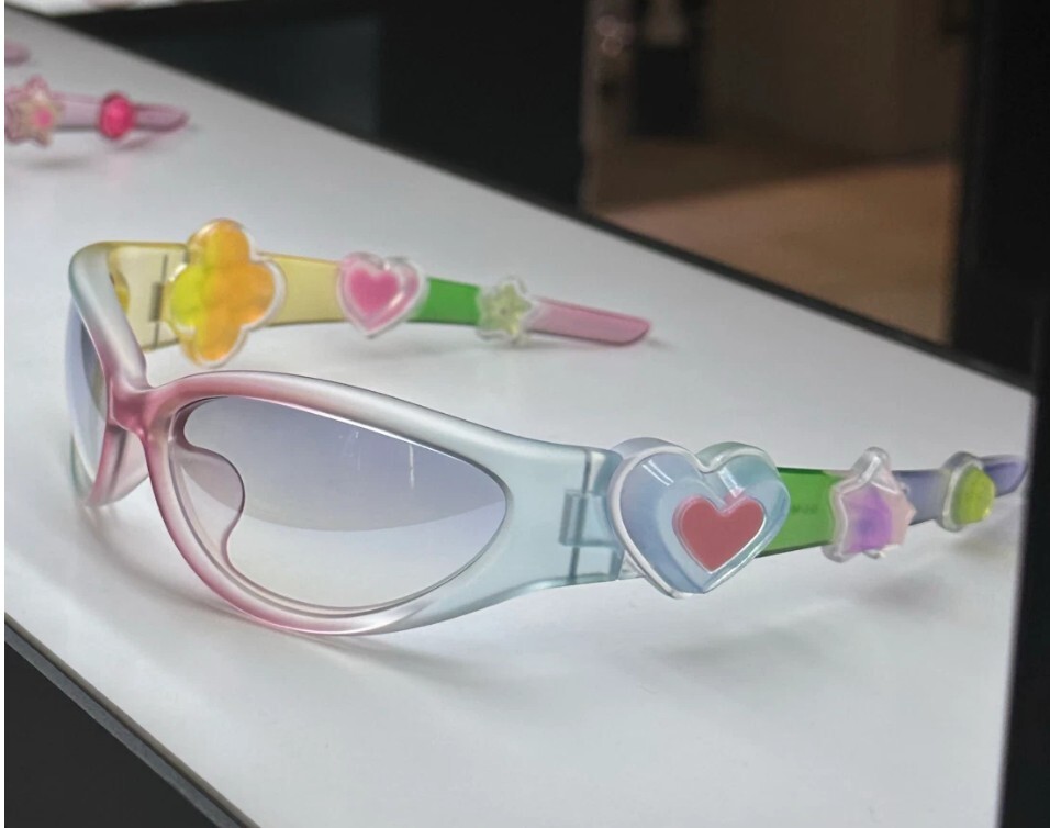 Pre-owned Gentle Monster "2024" Gummy Mg1 Multicolor, 100% South Korea Genuine In Clear