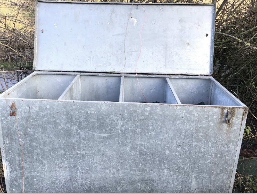 Large galvanised feed bin in Malvern, Worcestershire Gumtree