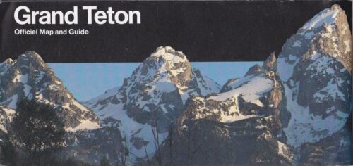1995 Grand Teton National Park Wyoming Color Map Brochure
