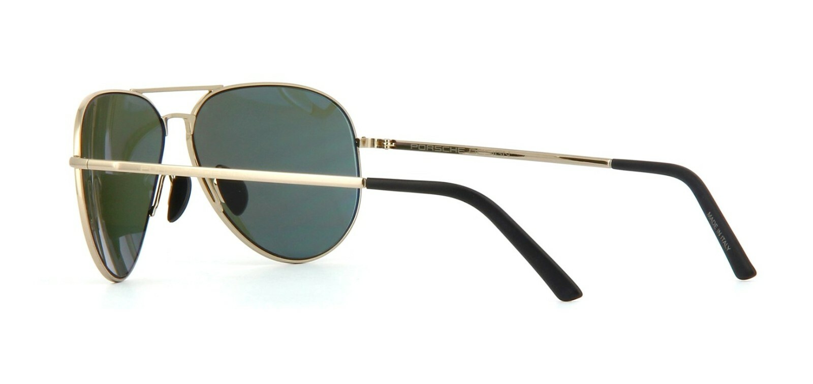 Pre-owned Porsche Design P8508/s Gold/grey Green Polarized (a) Sunglasses