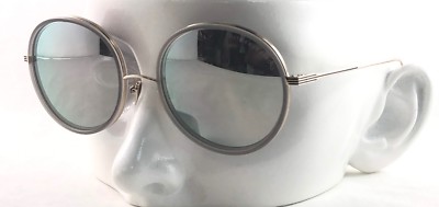 Pre-owned Dita 21012 Freebird Matte Crystal Grey/milky Gold Mirrored Sunglasses 54-19-140
