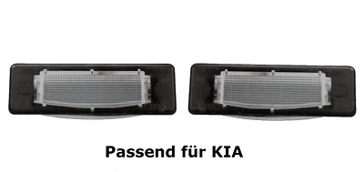 2x DEL plaque d/'immatriculation éclairage Kia Hyundai plaque éclairage