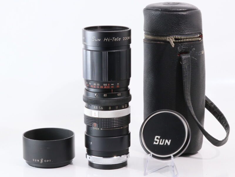 sun 85-210mm f4.8 m42マウント Excellent Sun M42 Screw Mount Zoom Lens 85-210mm f4.8 TESTED