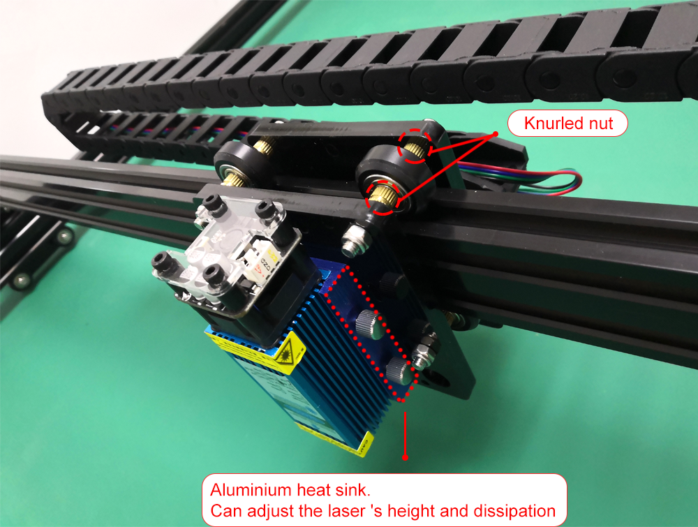 1m*1m Laser Cutting Engraving Machine Frame Carving Wood CNC DIY Cutter Printer