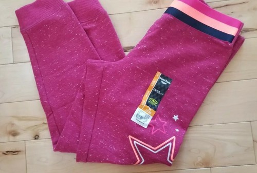 Grafic Fleece Jogger M 7-8 Rose Sangria new with tags