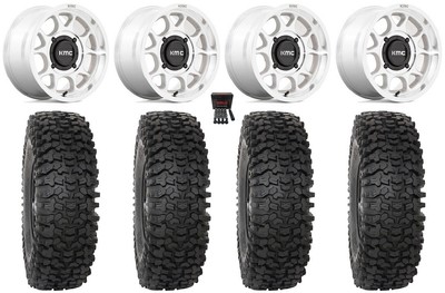 KMC Toro S 15'' Wheels Machined 37'' RC500S Sticky Tires Can-Am Defender
