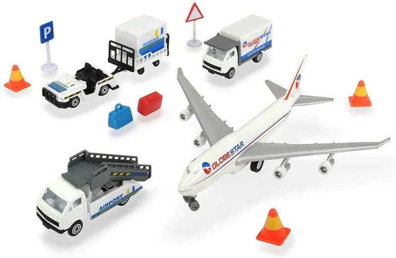 Dickie Toys Airport Playset Flughafenfahrzeugset Einfache Spielmodelle Beste 
