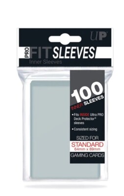 Protège-cartes / Sleeves x100 Ultra PRO Standard Pro-Fit Double Protection
