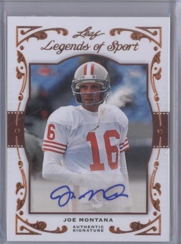 2011 Leaf Legends of Sport Joe Montana #BA-40