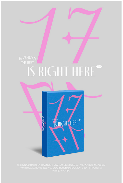 SEVENTEEN [17 IS RIGHT HERE] Album DEAR Ver RANDOM/2CD+