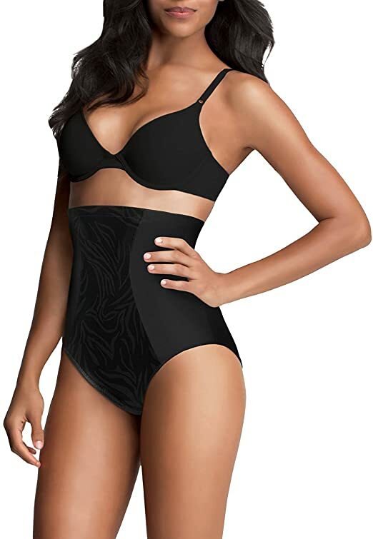 

Трусы для контроля живота Maidenform Ultra Firm с высокой талией, черные, 3X-Large, W83061, Черный