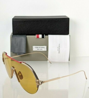 Pre-owned Dita Brand Authentic Thom Browne Sunglasses Tbs 811-144-01 Gold Tbs811 In Yellow