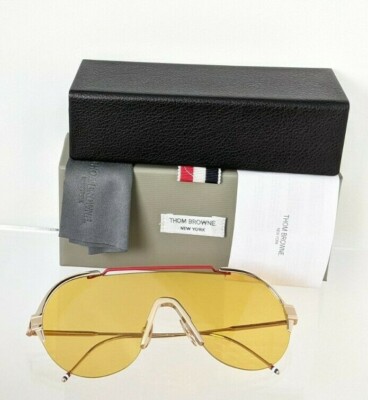 Pre-owned Dita Brand Authentic Thom Browne Sunglasses Tbs 811-144-01 Gold Tbs811 In Yellow