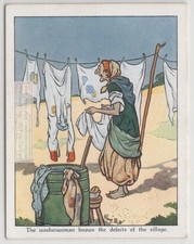 What type of character is the main character in the washwoman image