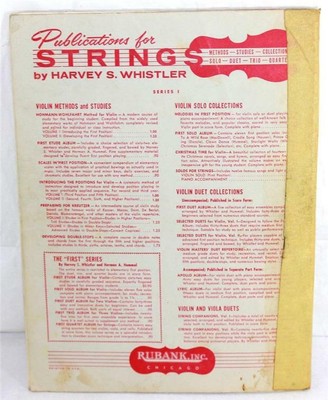 Rubank Educational Library Hohmann-Wohlfahrt Beginning Method For Violin Vol I