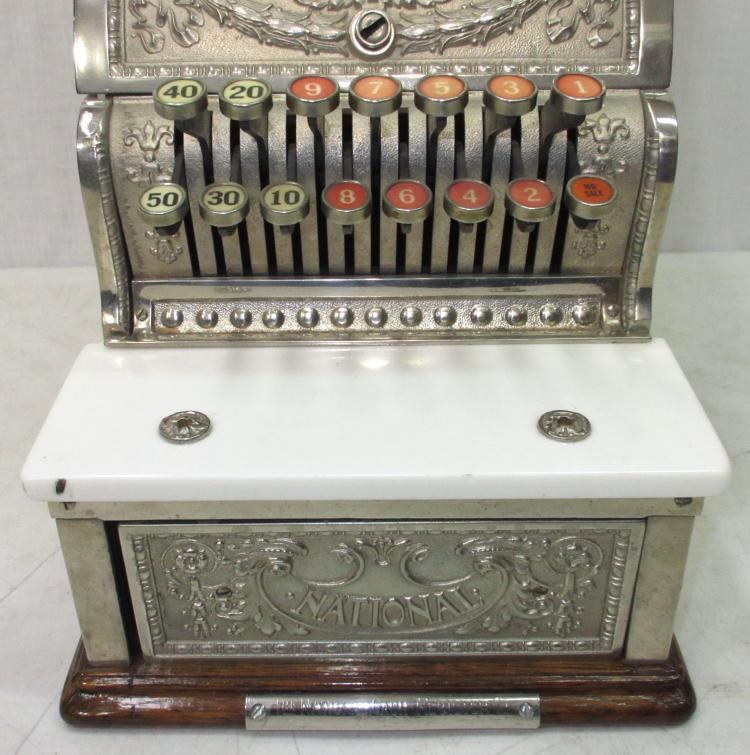 1913 Nickel National Cash Register Model 312 Candy Store Excellent Condition