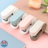 White Color Mini Stapler with 830 Staples,20 Sheet Office Desktop Stapler,Small Cute Compact Travel Size Stapler for Students and Office (white)