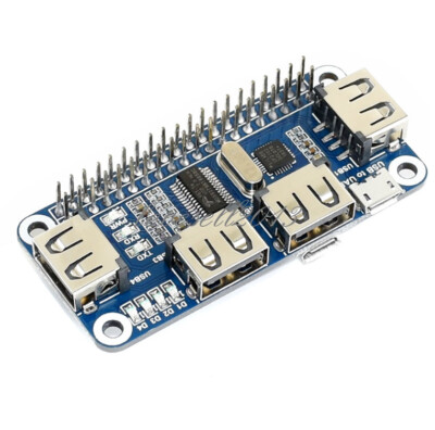 1PCS 4 Port USB HUB HAT Expansion Board For Raspberry Zero/Zero W/3B+