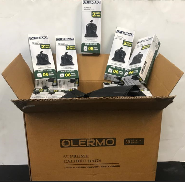 Olermo Garbage Bags 30 Gallon (Pack of 16128 pcs)