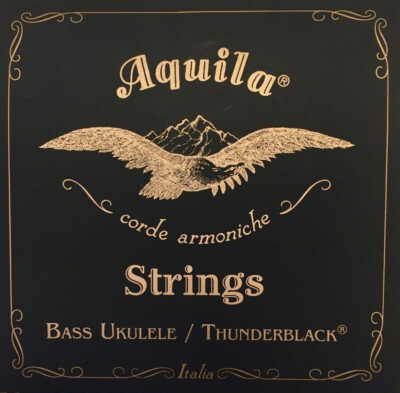 Aquila 140U Thunderblack Bass Ukulele Strings 4 String 18-21'' Scale
