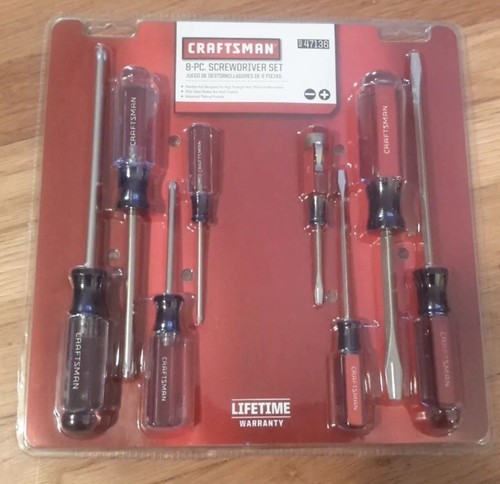 Craftsman 8 Piece Phillips and Slotted Set 9-47136