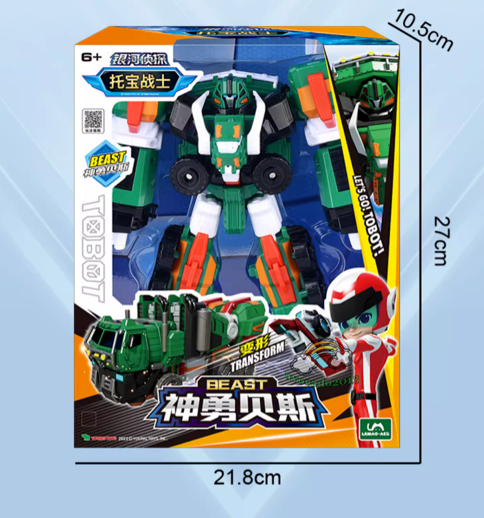Tobot V Galaxy Detectives BEAST Transforming Truck Vehicle Robot Figure Toy