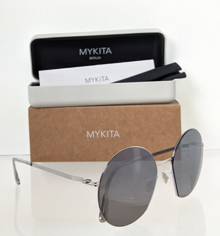 Pre-owned Mykita Brand Authentic  Lite Sun Jette Col. 401 57mm Silver Frame In Gray