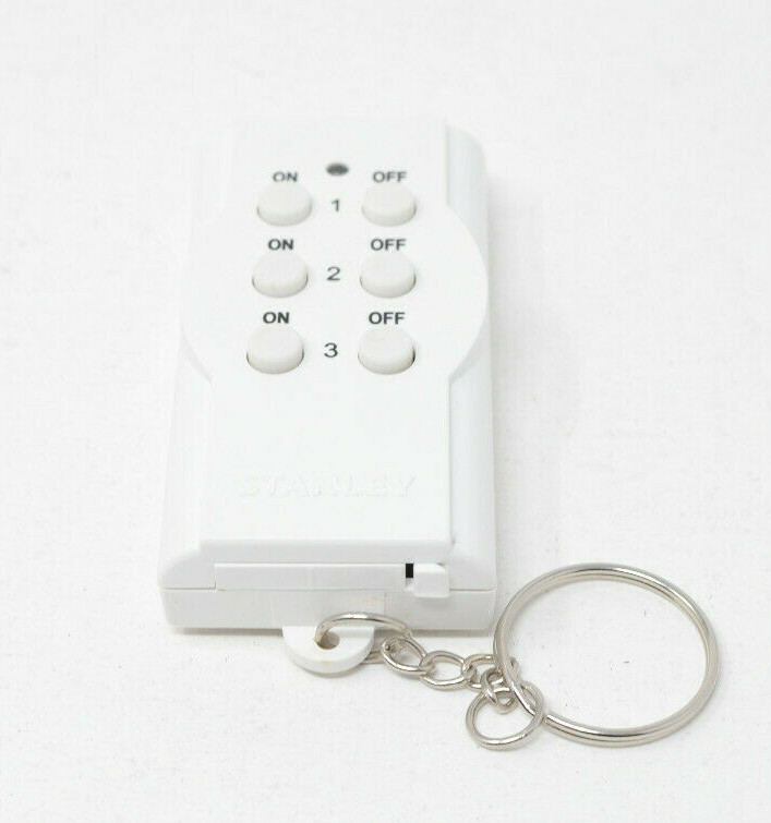 Stanley 3-Pack Wireless Grounded Indoor Remote Control Outlets - NO REMOTE