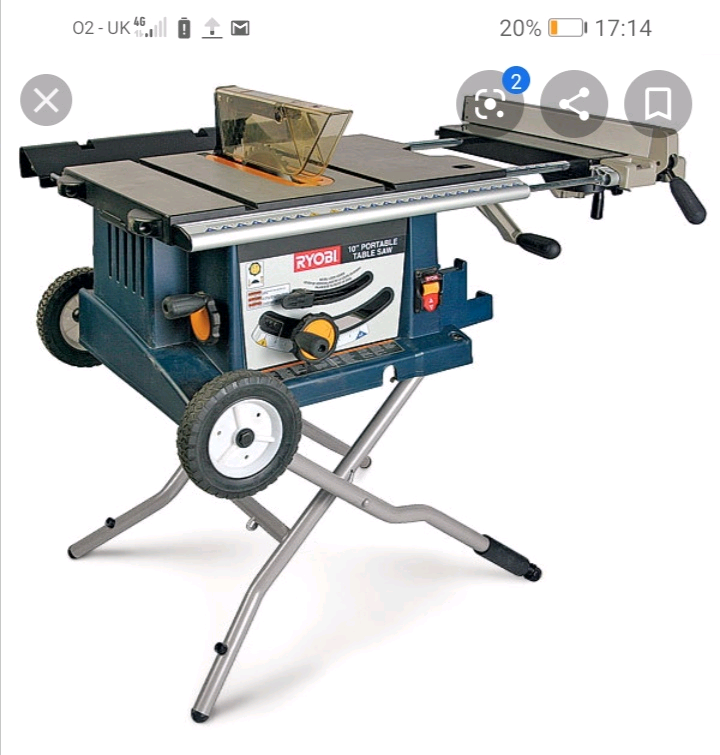 Ryobi folding table saw in Bucksburn, Aberdeen Gumtree