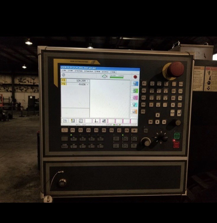 ESAB CNC Plasma Cutting Table 9'x12' 2005