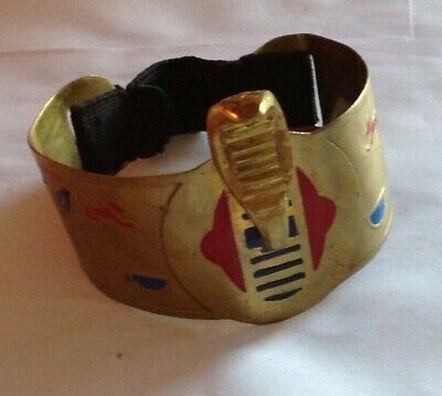 Adjustable Costume Egyptian Pharaoh Cobra Arm Brass Band Bracelet