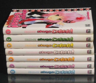 Shugo Chara Vol. 1,3,4,5,6,7,8 Peach-Pit Pika Edition French
