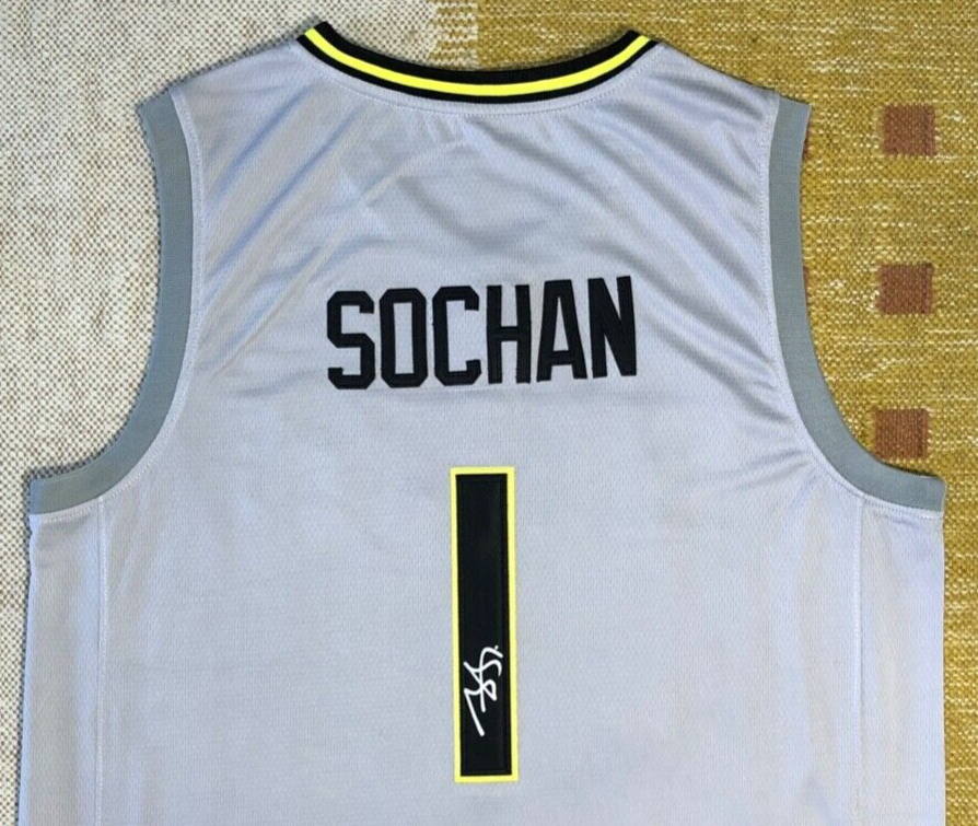 Jeremy Sochan Signed Autograph Baylor Bears NCAA Jersey