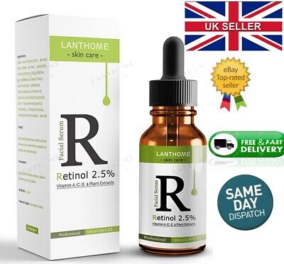 Retinol 2.5% Vitamin A/C & E Collage face Serum Anti Aging Wrinkles Acne liquid