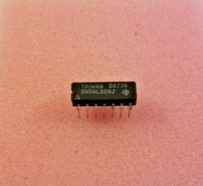 Texas Instruments #SN54LS09J Gate Series, LS Series, 4-FUNC, 2-Input, TTL, 14-Pi
