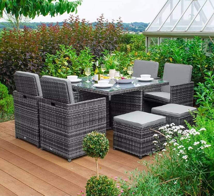 HARRIER RATTAN GARDEN SOFA & TABLE SET SPECIFICATIONS | in Westminster