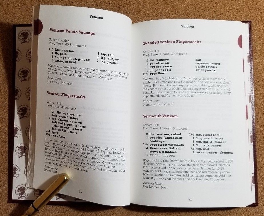 1992 NAHC Wild Game Cook Book North American Hunting Club