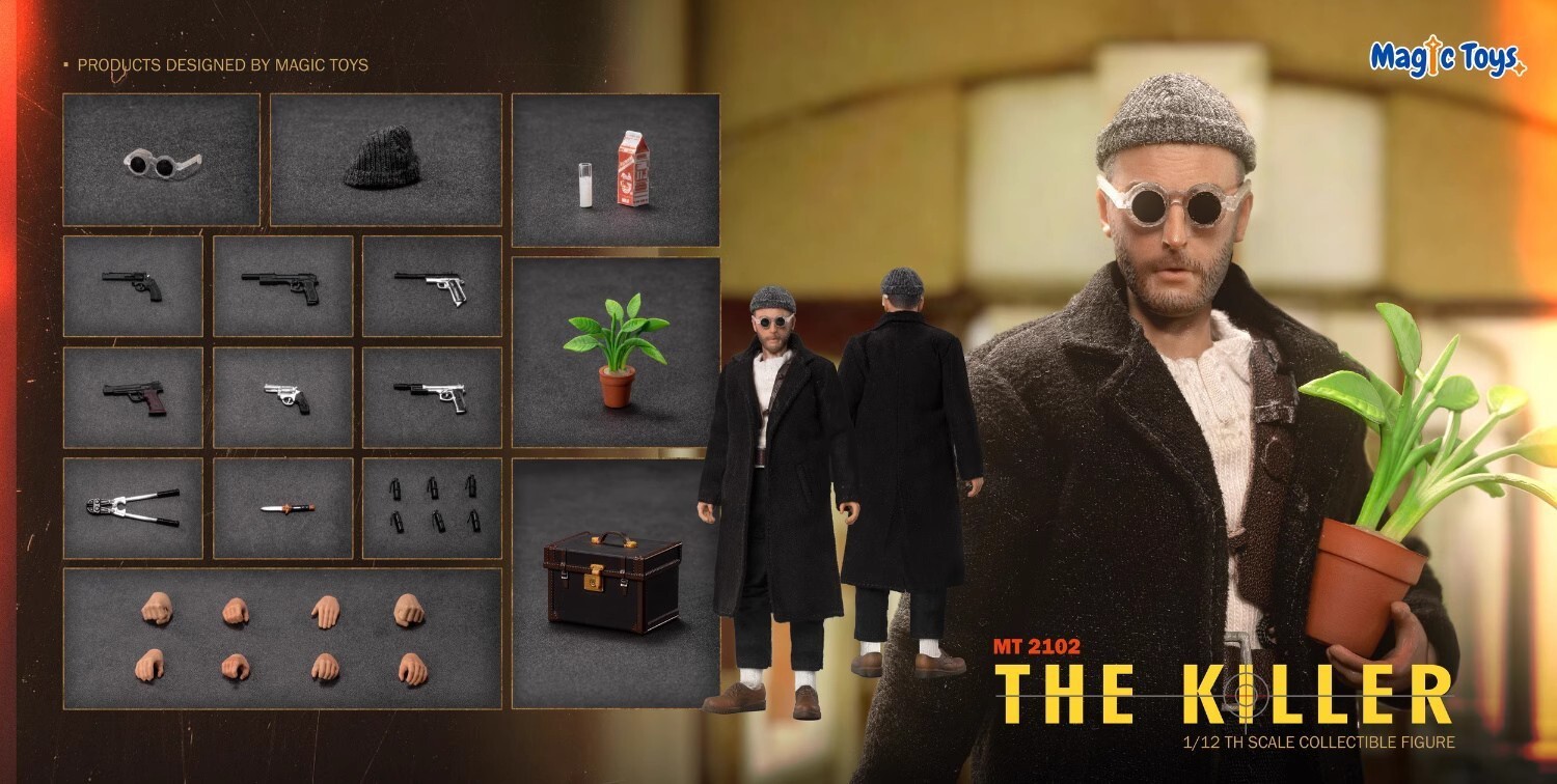 MAGIC TOYS MT2102 1/12 Cold Killer Leon Jean Reno Action